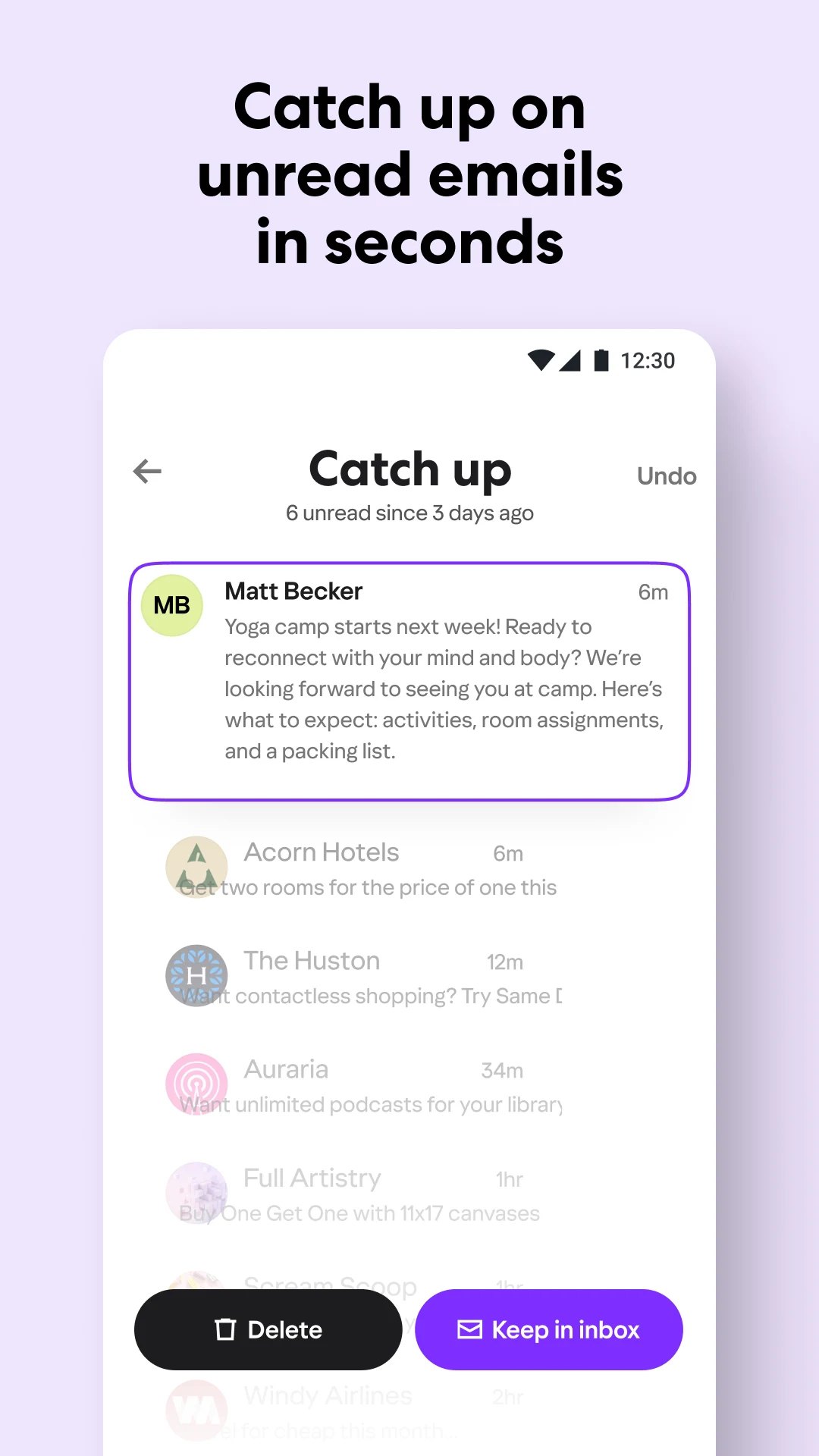 Yahoo Mail: Email & Planner screenshot